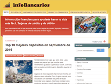 Tablet Screenshot of infobancarios.es